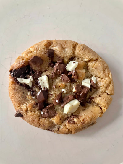 Triple Chocolate Chunk Cookies