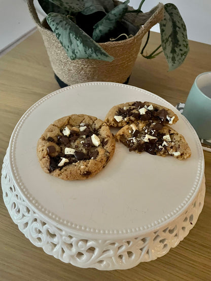 Triple Chocolate Chunk Cookies